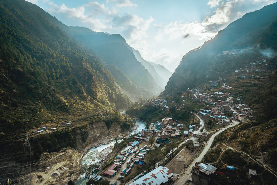 Starting village of the Langtang Valley Trek